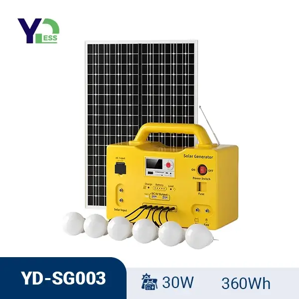 360Wh Solar Generator System