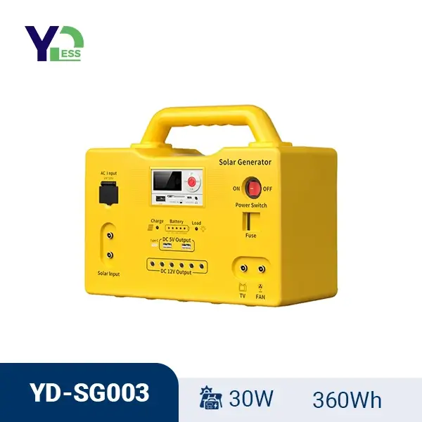 360Wh Solar Generator System