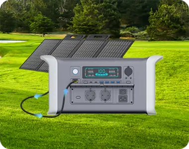 AP1000 1800w Portable Power Station Solar Charging