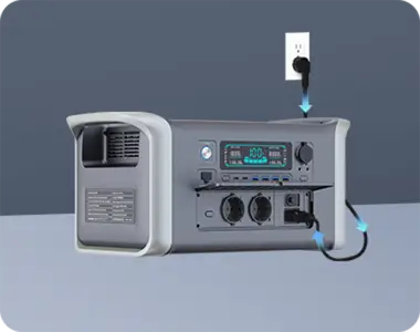 AP1000 1800w Portable Power Station Mains charging