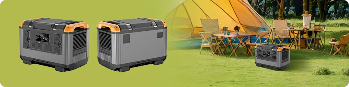 Portable Power Station with AC Outlet camp