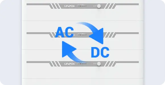 Stackable Home Storage Battery Factory Built-In Converter