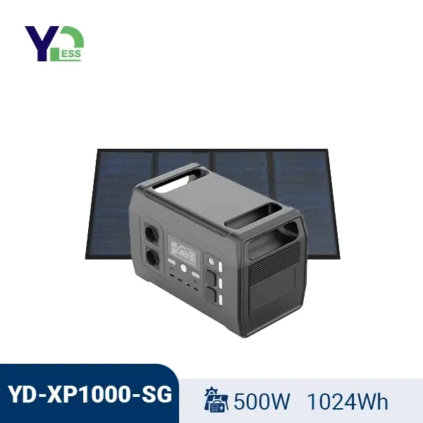 XP1000 1024wh Solar Generator 500w Solar