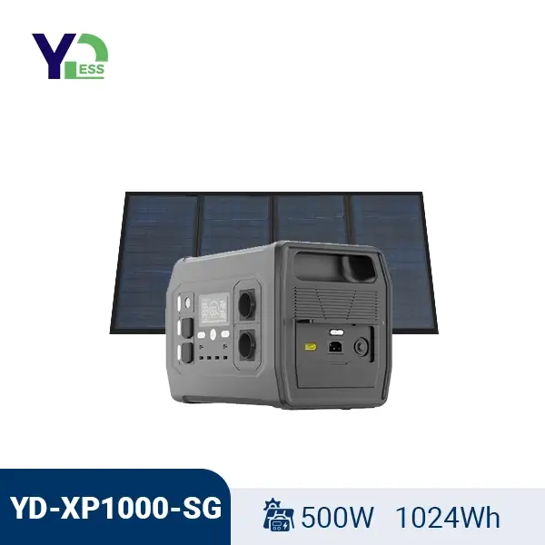 XP1000 1024wh Solar Generator 500w Solar