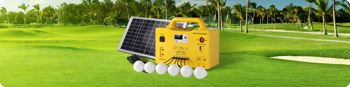 360Wh Solar Generator System Outdoor Scene