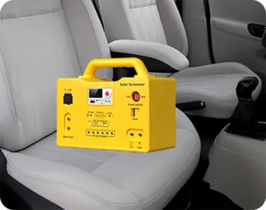 360Wh Solar Generator System Car Charging
