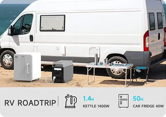 Using YD-Y2000 Portable Power Supply in RV