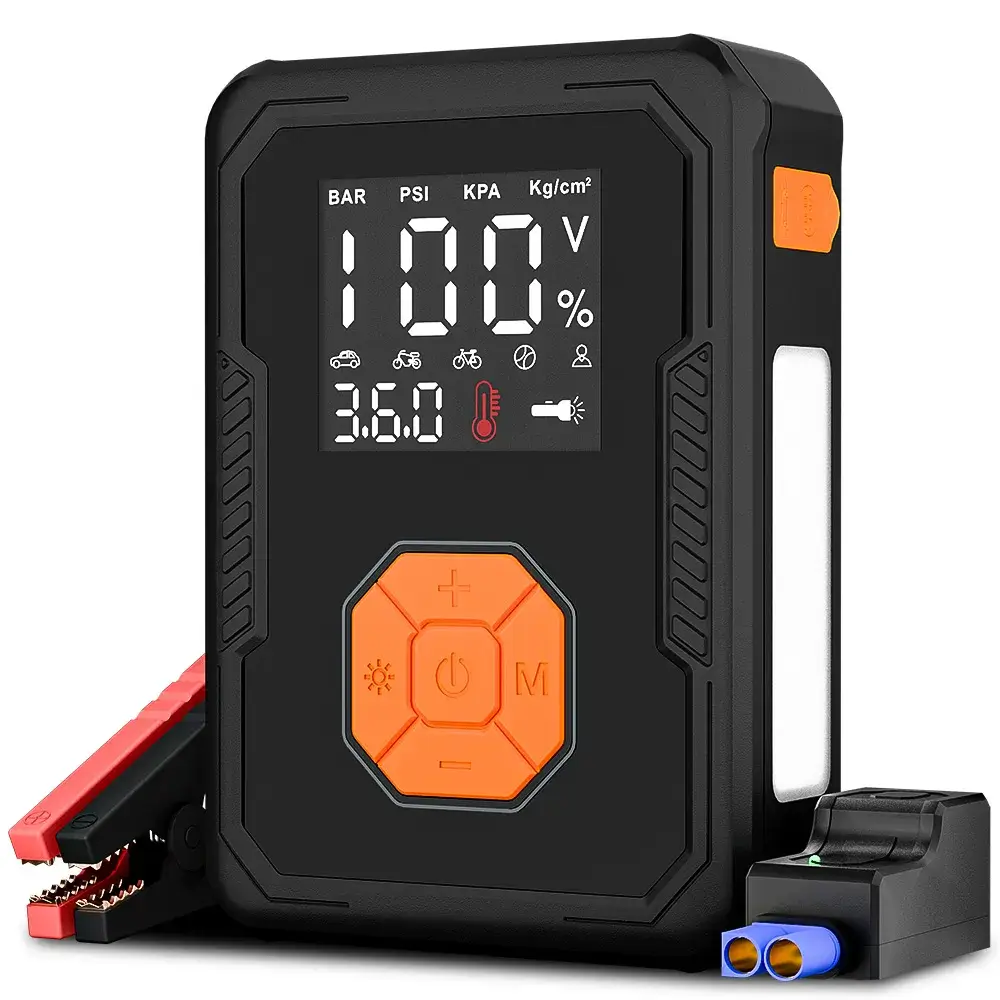 Car Jump Starter with Air Compressor